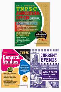 Tnpsc Agricultural Officer (Extension) Examination (Agriculture and General Studies & Current Events) Books