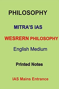 Mitra IAS Western Philosophy Printed Notes in English For IAS Mains Entrance