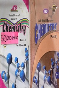 Nd Study Material Based On Chemistry Class 11 Part 1&2 Second Hand & Used Book