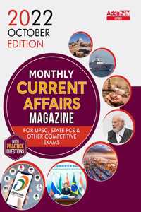 UPSC Monthly Current Affairs Magazine October 2022 (English Printed Edition) by Adda247