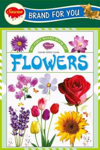 My First Board Books Flowers | Big Size Board Book For Kids By Sawan