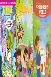 Champak English & Tinkle May 2022 And Children'S World June 2022 - Kids Monthly English Magazine Latest Editions