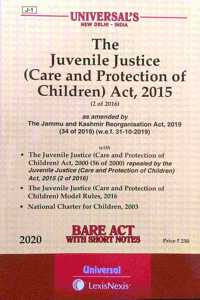 The Juvenile Justice (Care And Protection Of Children) Act, 2015- Bare Act With Short Notes