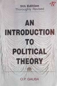 An Introduction To Political Theory By Op Gauba