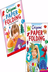 Set Of 2 Books, Origami Paper Folding-1 And 2