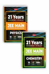 MTG 21 Years JEE MAIN Previous Years Solved Papers with Chapterwise Topicwise Solutions Physics & Chemistry (Set of 2 Books) - JEE Main Books For 2023 Exam (89 JEE Main ONLINE & 17 OFFLINE Papers) MTG Editorial Board