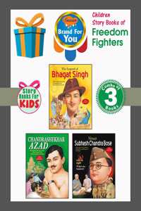 Children Story Books Of Freedom Fighters Complete Combo | Set 3 Story Books
