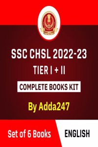 Ssc Chsl Tier I + Ii 2022-23 Complete Books Kit (Set Of 6 Books In English Printed Edition)