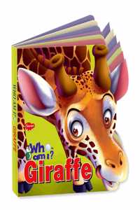 Sawan Presents 'Who Am I' Giraffe | Die-Cut Shape Board-Book
