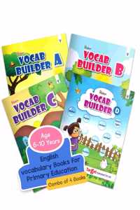 Blossom English Vocabulary Books For 5 To 10 Year Old Kids | Vocab Builder With Colourful Pictures And Activities For Children | Learn English Speaking And Writing | Set Of 4 Books