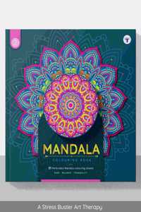 Mandala Colouring Books For Adults | Adult Colouring Book With Tear Out Sheets | Diy Acitvity And Intermediate Colouring Book For Relaxation