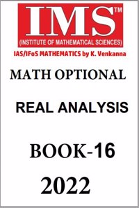 IMS Maths Book On Real Analysis By Venkanna Sir For IAS Mains