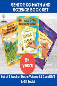 Senior Kg Maths And Science Gk Books/ Ukg Cbse Maths And Science Workbooks/ Upper Kindergarten Maths Worksheets For 5 Years Old/ Ukg Gk Book