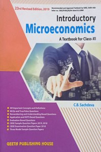 Introductory Microeconomics Class 11 By Cb Sachdeva Geeta Publishing House
