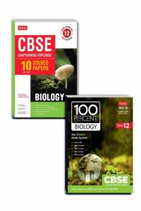 Mtg Cbse 100 Percent + 10 Years Chapterwise Topicwise Solved Papers Class 12 - Biology (Set Of 2 Books), Cbse Books For Exam 2023