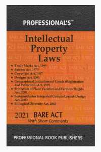 The Intellectual Property Laws Bare Act (Pocket) With Short Comments
