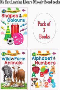 My First Learning Library Of Lovely Board Books | Books For Kids Pack Of 3 Books