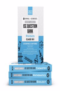 Oswal-Gurukul Most Likely Isc Question Bank Class 12 Bundles (Set Of 4) : Physics, Chemistry, Maths & Biology For Exam 2023