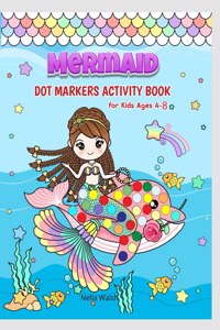 Mermaid Dot Markers Activity Book