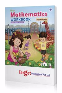 Std 2 Mathematics Workbook For Primary Children | English Medium Maharashtra State Board | Based On Std 2 New Textbook | As Per Cce Pattern | Includes Ample Exercises And Short Tests [Paperback] Content Team At Target Publications