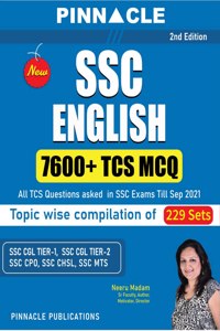 Ssc English Tcs 7600+ Mcq Topic Wise Book With The Detailed Explanation I Neeru Madam