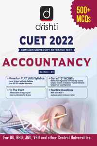 CUET 2023 ACCOUNTANCY Drishti Publications and Dr. Vikas Divyakirti