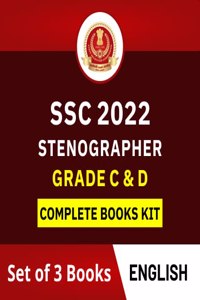 SSC Stenographer Grade C & D 2023 Complete Books Kit(English Printed Edition) by Adda247