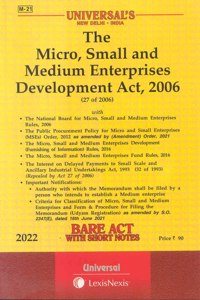 The Micro, Small And Medium Enterprises Development Act, 2006 [2022E]