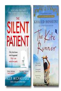 The Silent Patient + The Kite Runner (2 Books Combo With Customized Bookmark)