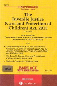 The Juvenile Justice (Care And Protection Of Children) Act, 2015 [2022E]