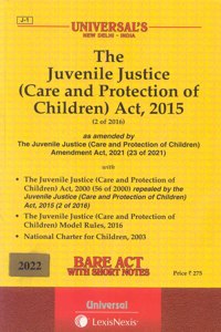 The Juvenile Justice (Care And Protection Of Children) Act, 2015 [2022E]