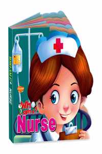 Sawan Presents 'Who Am I' Nurse | Die-Cut Shape Board-Book