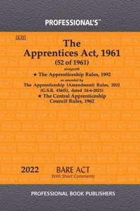 Apprentices Act, 1961 Alongwith, Apprenticeship Rules, 1992