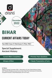 Bihar Current Affairs Dec-22 English