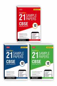 Mtg Cbse Scoremore 21 Sample Papers Class 12 Physics, Chemistry, Biology (Set Of 3 Books) For 2023 Board Exam (Based On Latest Cbse Sample Paper Released On 16Th Sep)-