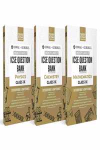 Oswal-Gurukul Most Likely Icse Question Bank Class 9 Bundles (Set Of 3) : Physics, Chemistry & Maths For Exam 2023