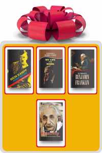 Fantastic Non Fiction Books Bestsellers Set Of 4- Mein Kamphf Autobiography Adolf Hitler English Plus Benjamin Franklin Autobiography, Life And Work Plus Relativity By Einstein