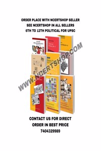 Political Science Book Set For Class 6 To 12 Ncert (9 Books ) English Medium