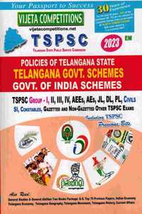 Telangana Government Policies and Schemes of India and Telangana 2022 [ ENGLISH MEDIUM ]