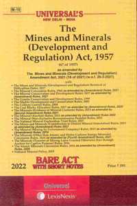 The Mines And Minerals (Development And Regulation) Act, 1957 [2022E]