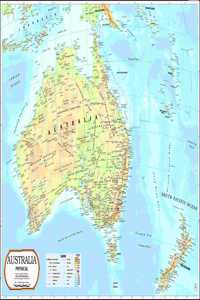 Australia Physical Map
