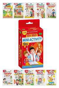 Kids Activity Box | My Red Mini Activity Box | Set Of 10 Smart Activity Books