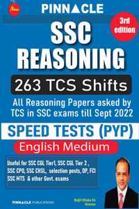 Ssc Reasoning 263 Shifts : Shift Wise Book I 3Rd Edition I English Medium