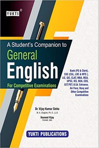 Yukti Publication A Student's Companion to General English For Competitive Examinations By Dr. V. K Sinha