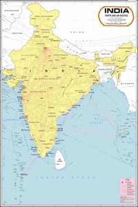 India Ports & Air Routes Map