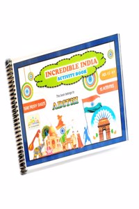 The Incredible India - Preschool Busy Book - Montessori Learning Through Self-Discovery For Kids Ages 3 - 5| Water/Tear Proof
