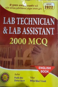Lab Technician And Lab Assistant 2000 Mcq English Book By Krishnam Academy Pratik Ahir Gpssb Laboratory Technician/Medical Laboratory English Objective Book In English | | Lab Technician Book