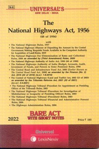The National Highways Act, 1956 [2022E]
