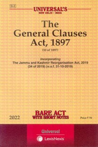 The General Clauses Act, 1897 [2022E]