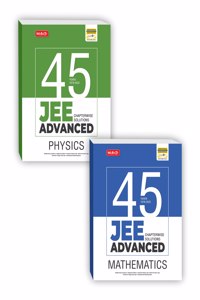 MTG 45 Years JEE Advanced Previous Years Solved Papers with Chapterwise Solutions - Physics, Mathematics (1978-2022), JEE Advanced PYQ For 2023 Exam (Set of 2 Books)-